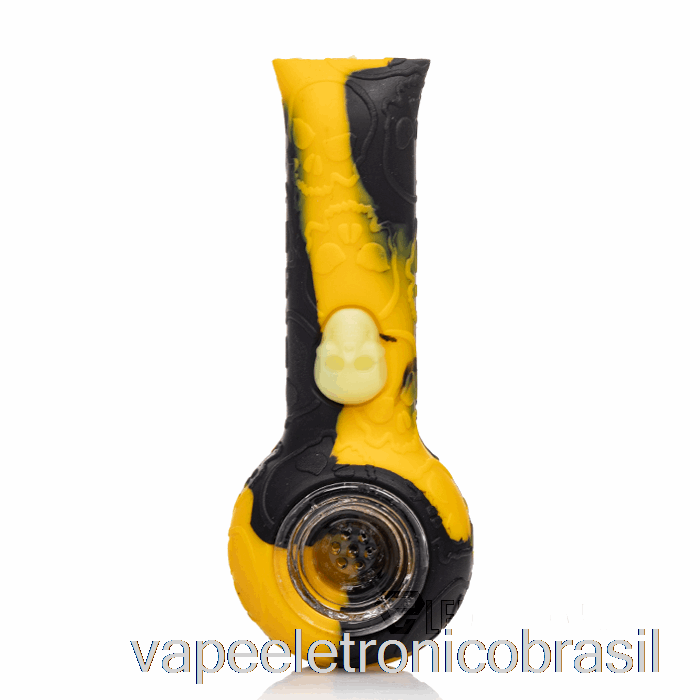 Vape Vaporesso Stratus Silicone Crânio Tubo De Mão Sol (preto / Amarelo)